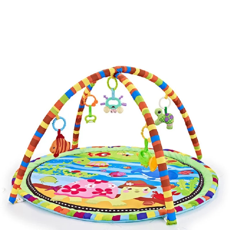 Multifuncional Fitness Frame Round Play Mat, Tapete de engatinhamento para o bebê, Awakening Mat, Cobertor de engatinhamento para Crianças, Atividade Educativa, Gi