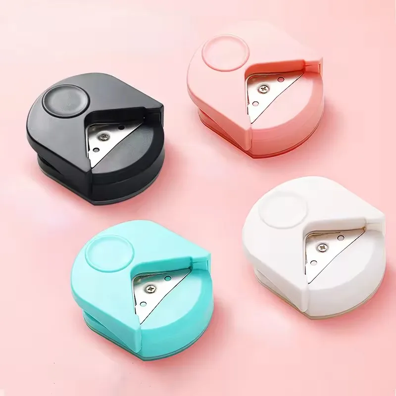 $5.87 Import charges included circle cutter button maker Corner round machine corner punching portable paper cutter card photo