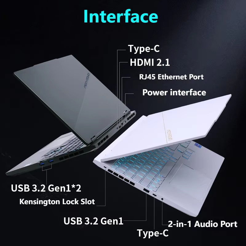 Игровой ноутбук MECHREVO 15pro, 15.2", 32ГБ/1ТБ, i9-13900HX, RTX 4060, Пробная версия Windows 11