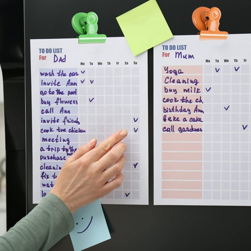 6er-Pack bunte magnetische Clips für Whiteboard, Kühlschrankmagnete, Kühlschrankmagnete für Kühlschrank, Kühlschrankmagnet