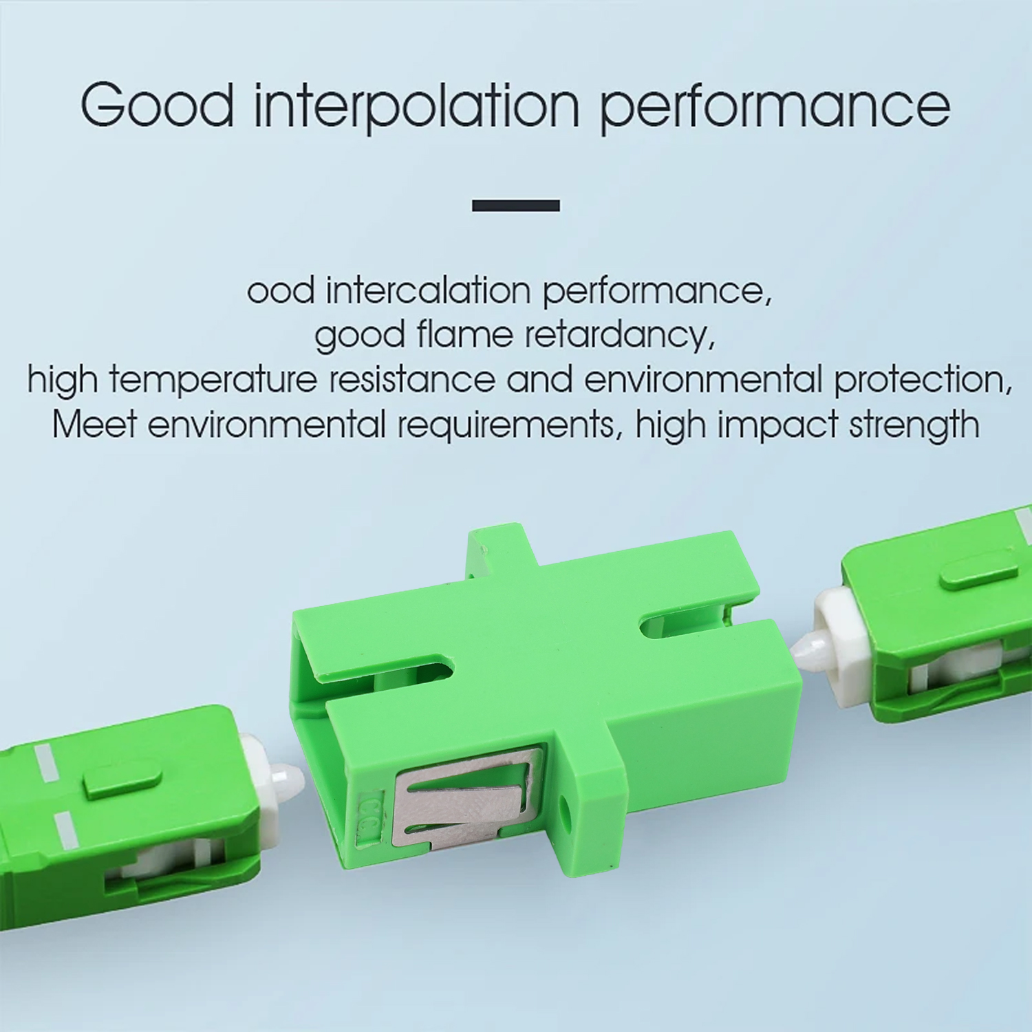 10/20Pcs SC Female to SC Female UPC/APC Couplers Singlemode Simplex Fiber Optical Adapters Network Internet Cable Connectors