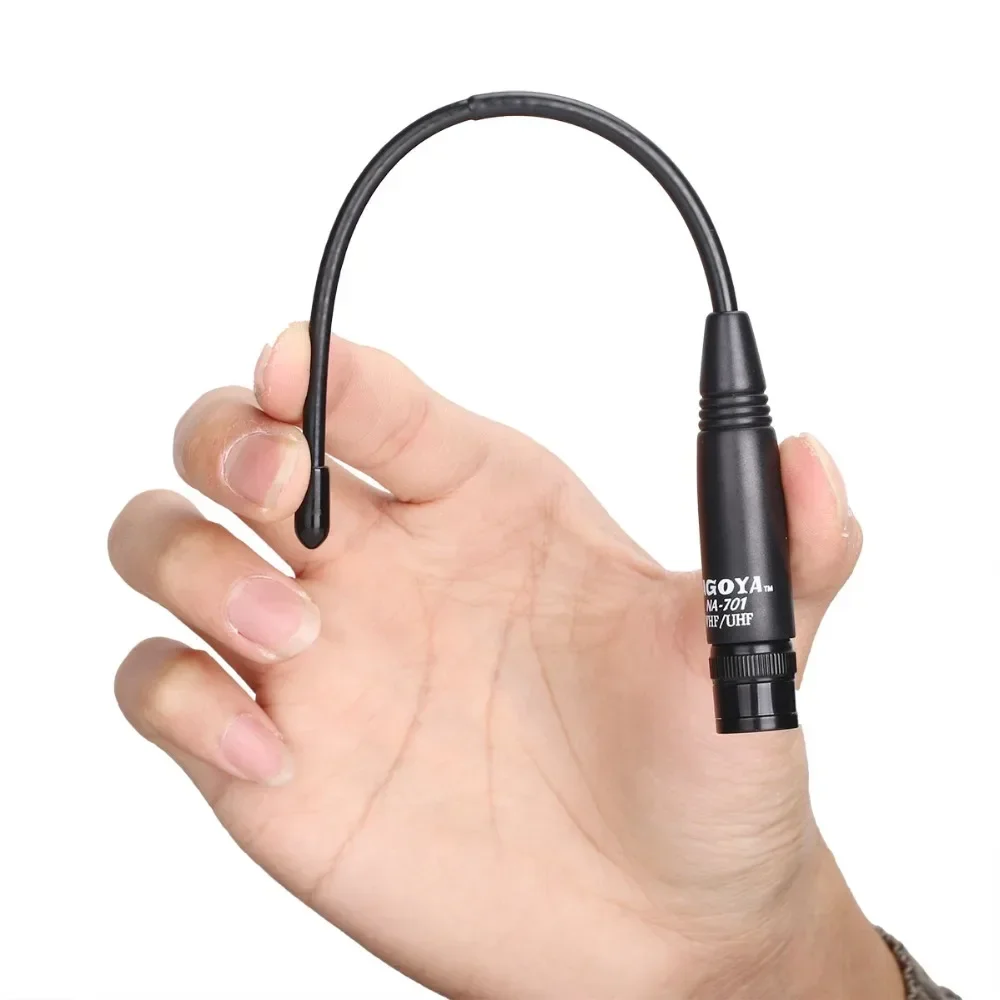Nagoya NA-701 BNC banda Dual 144/430Mhz antena suave Flexible HT/Scanner para ICOM TYT Wouxun Walkie Talkie Radio Ham CB Radio