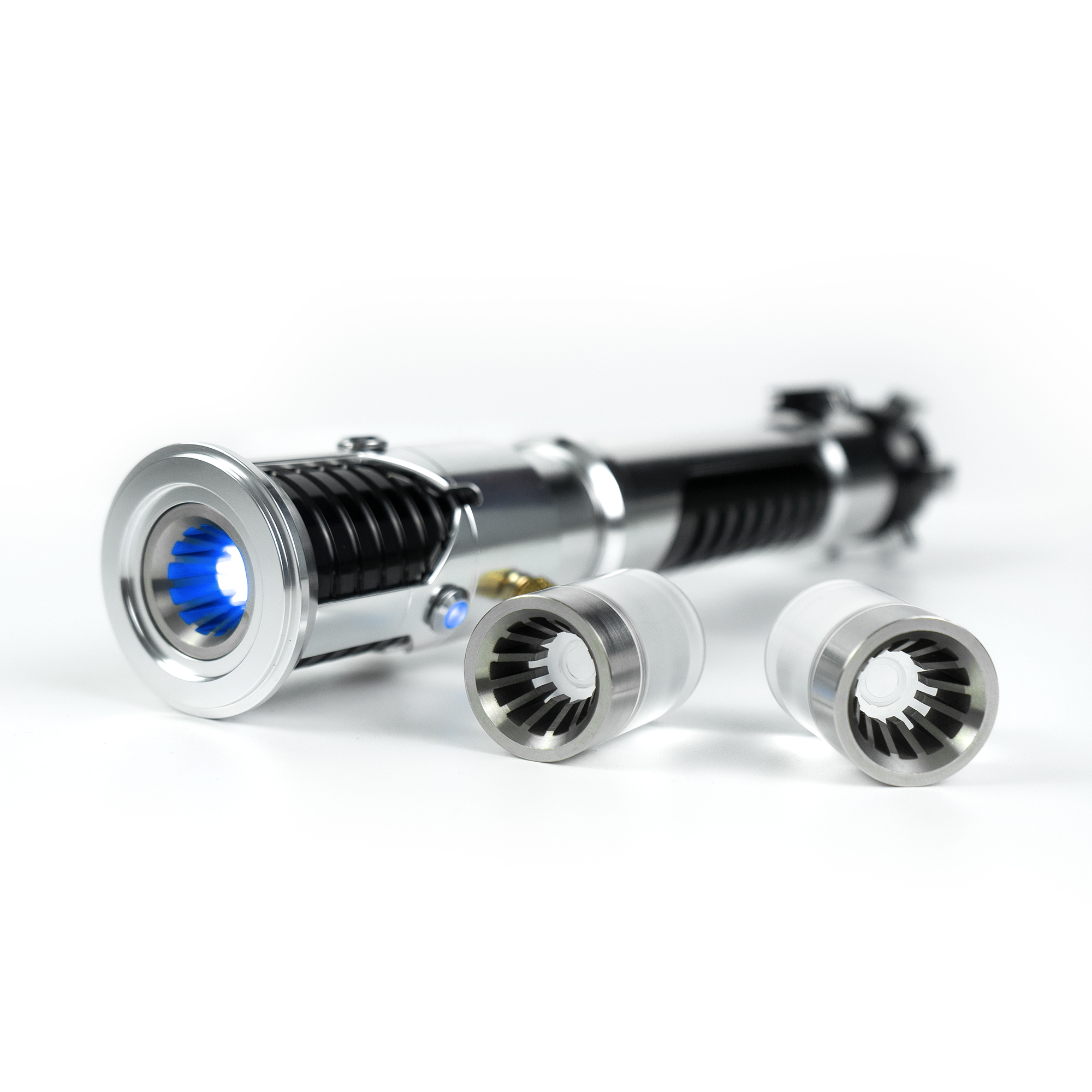 Enchufe de metal de 1 pulgada para accesorios de piezas de sable de luz Dueling RGB/Pixel Sabre