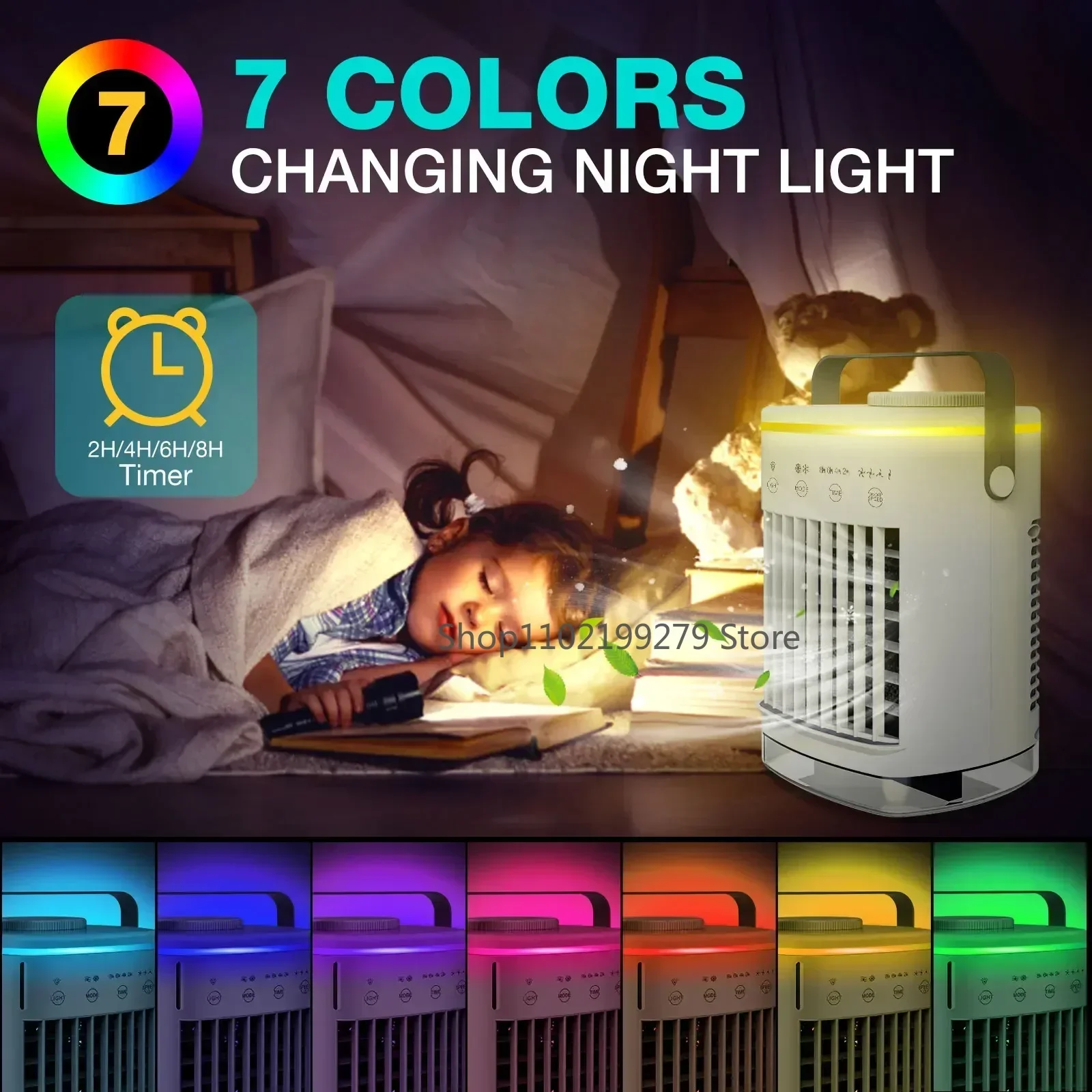 Mini Klimaanlage Lüfter Multi-funktion USB Neue Haushalt Tragbare Klimaanlage Luftbefeuchter Starken Wind