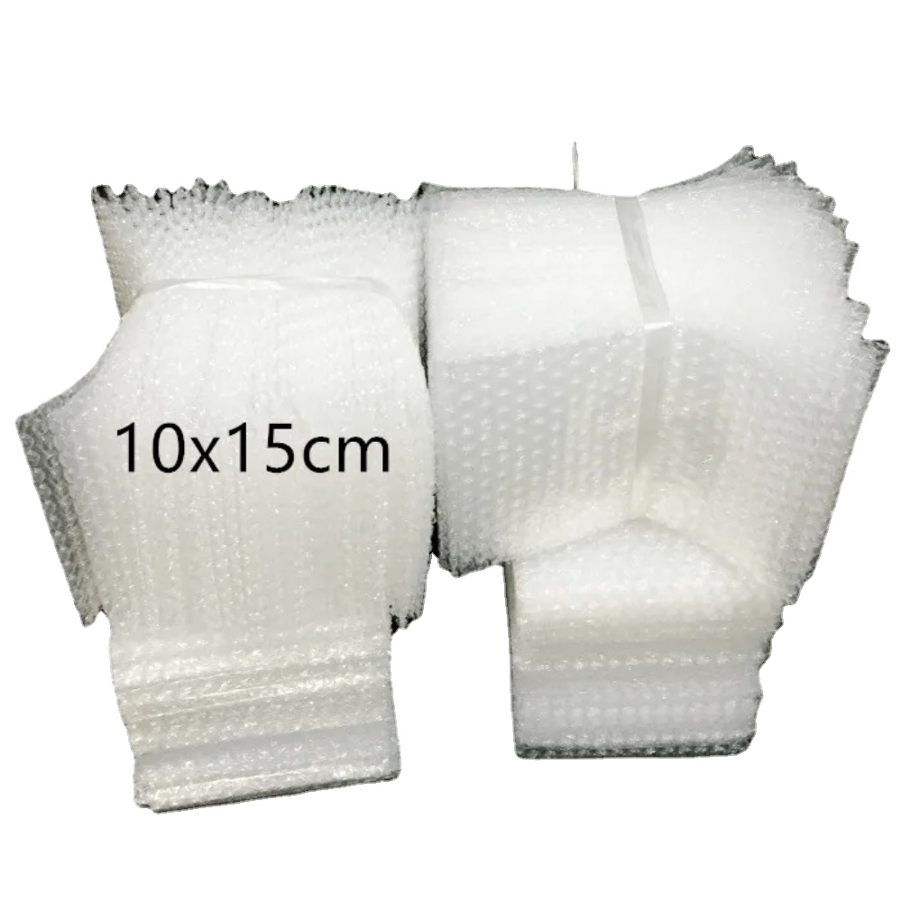100pcs 10x15 ซม.พลาสติกห่อซองจดหมายสีขาว Bubble Mailer บรรจุถุงกันกระแทกการจัดส่งบรรจุภัณฑ์ฟิล์มขายส่ง