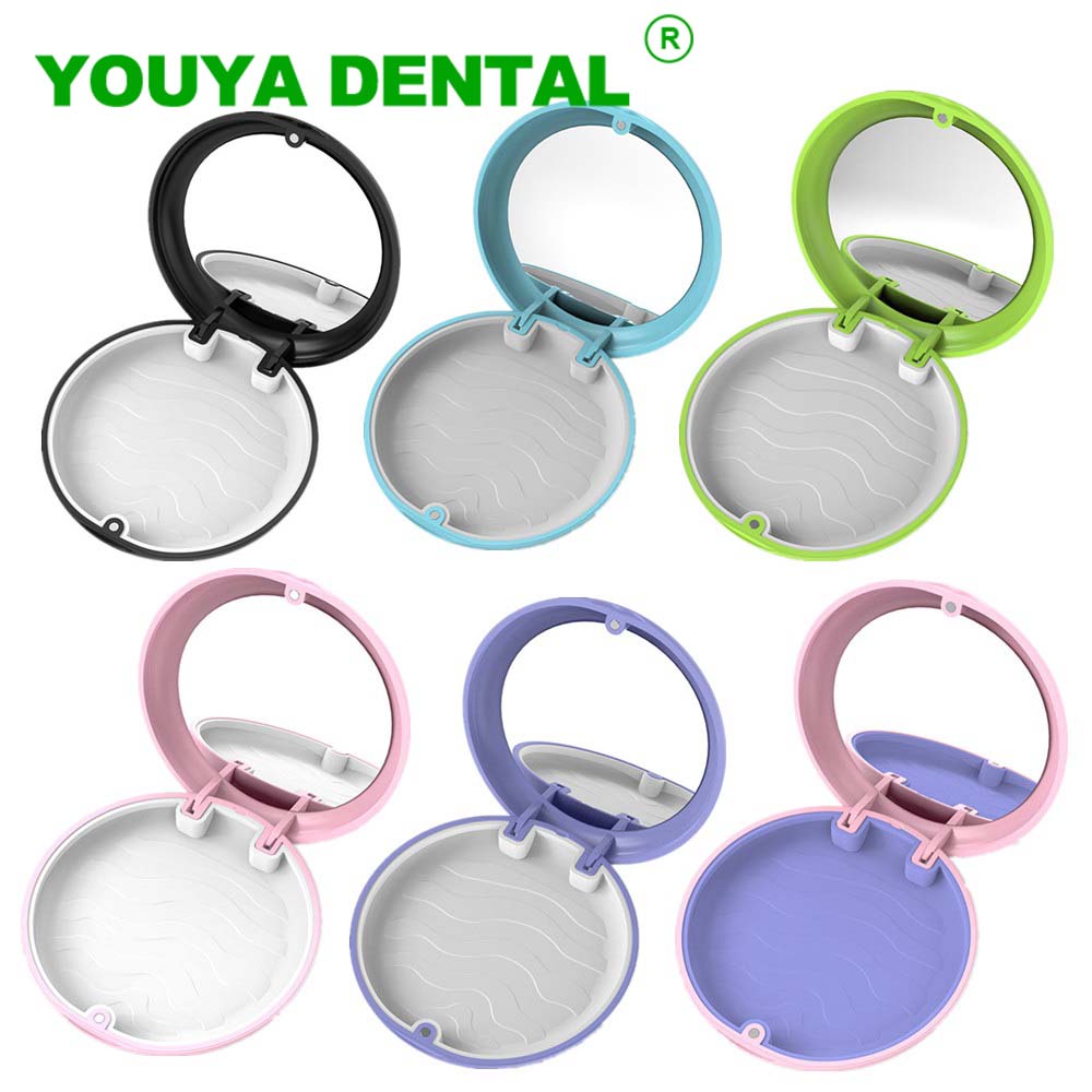 Custodia per fermo dentale Scatola per denti finti Scatola di immagazzinaggio per protesi ortodontica Protezione per la bocca Bretelle Custodia per allineatore Strumento per l'igiene orale Organizzatore Caldo