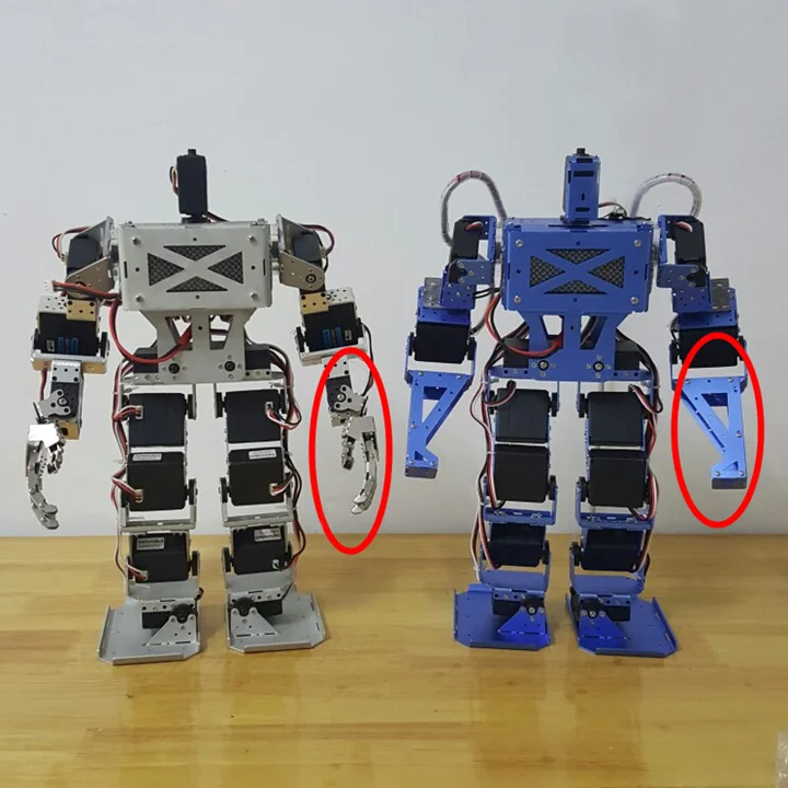 5 Finger Humanoid Biped 3 Dof Robot Hand-Five Fingers Finished Bionic Palm For Arduino Robot Left/Right Hand Programming DIY Kit