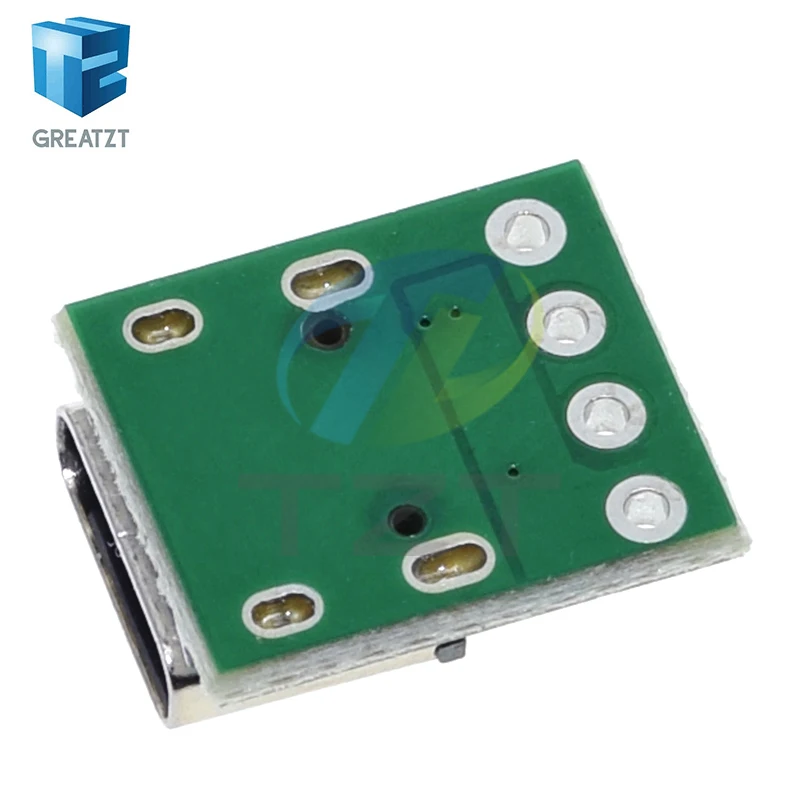 Conector USB 3,1 tipo C, adaptador de placa PCB de prueba de 16 pines, conector 16P para transferencia de Cable de línea de datos, 1/5/10 Uds.