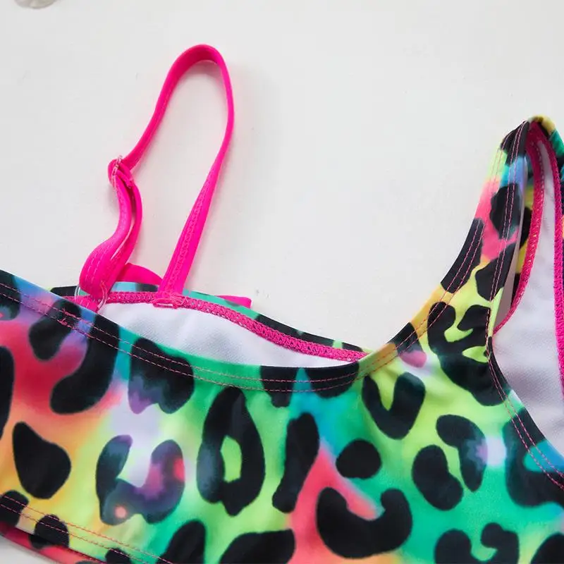 Lilo Stitch Gilrs Bow Bikini ensemble à la mode deux pièces maillots de bain pour l'été élégant maillots de bain piscine mode maillots de bain 3-12Y