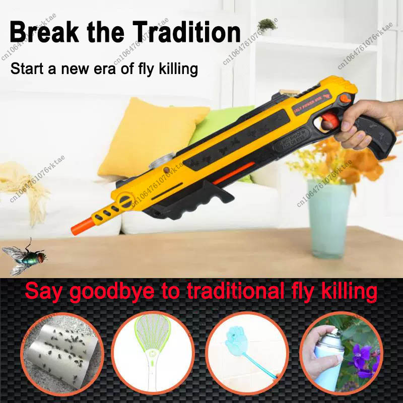 Novo modelo de arma de mosca e mosquito 3.0 presente do dia das crianças arma de sal espingarda de brinquedo adulto arma de mosquito e mosca