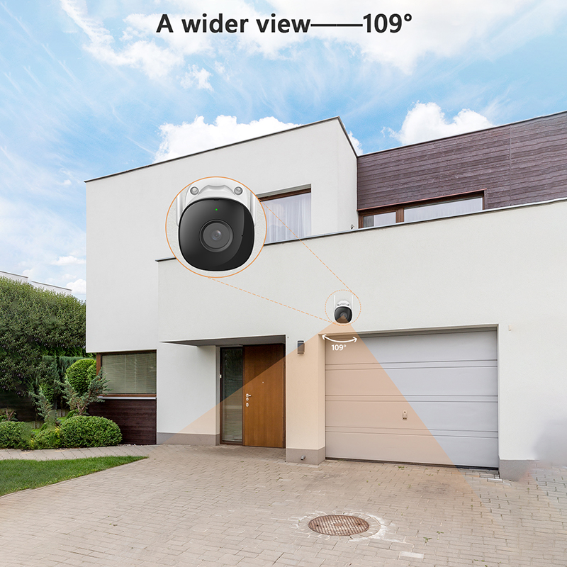 IMOU Wifi Outdoor Camera Bullet 2C 4MP 2MP Surveillance IP Camera Automatic Tracking Weatherproof AI Human Detection