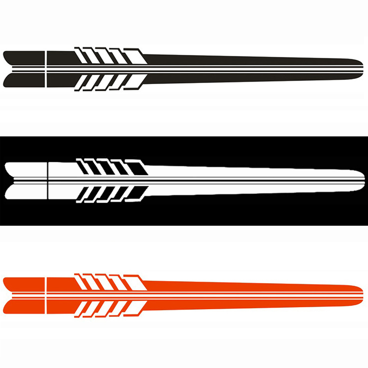 車のサイドステッカーラップレーシングストライプアウディフォード BMW トヨタホンダメルセデスベンツ自動車ビニールフィルムボディドアアクセサリーデカール