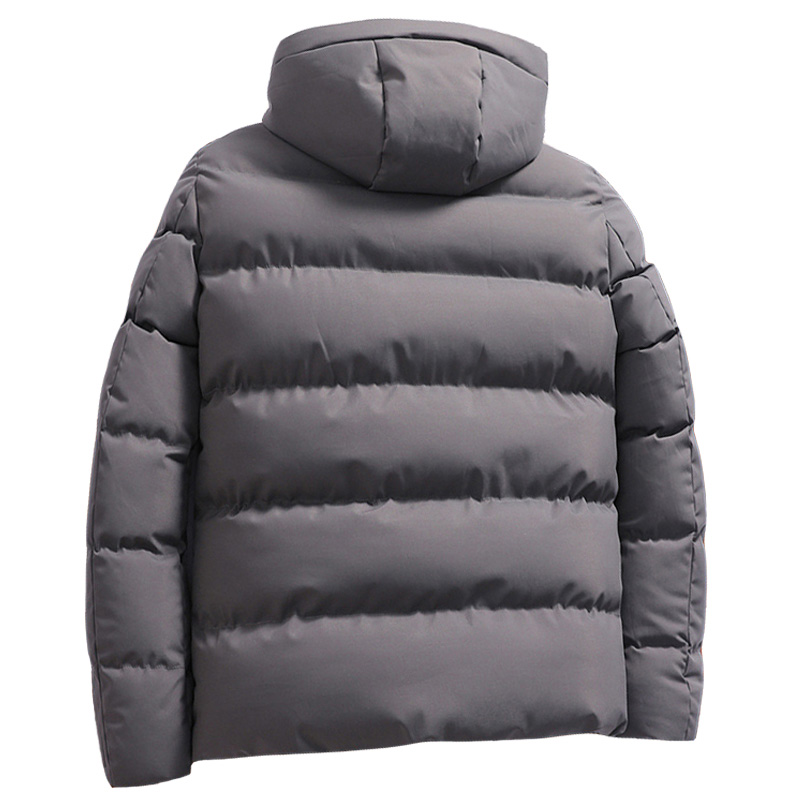 Casacos masculinos inverno parkas casual sólido com capuz parka casaco masculino manga longa windbreak leve acolchoado jaquetas streetwear jaqueta