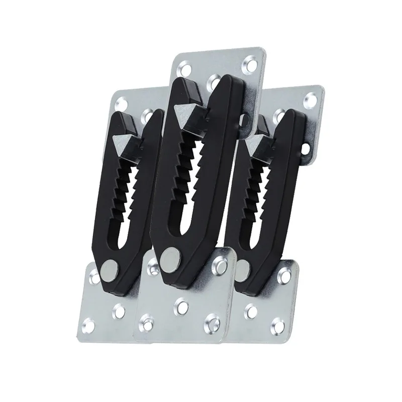 2pcs Furniture Hinge Sofa Connector Hasp Alligator Clip Joint Snap Link Sectional Sofa Connection Fastener  Hardware Accessories