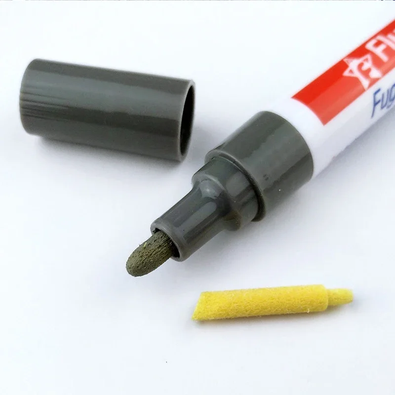 Caneta de costura de azulejo cerâmico cozinha banheiro parede piso telha especial lacuna cor caneta reparação anti-molde à prova dwaterproof água agente de costura caneta gancho