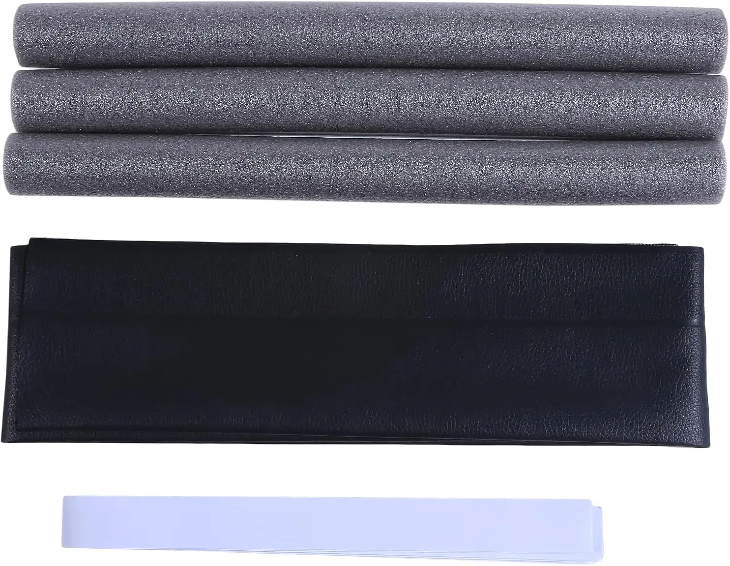 Tira de vedação inferior da porta preta, isolamento à prova de som, vento sob a porta, bloqueador, tira meteorológica para interior e exterior, 1 peça