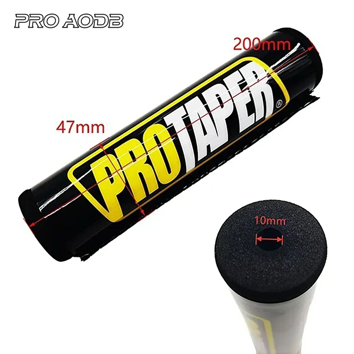 Durable 20cm and 25cm Round Handlebar Bar Pad 7/8" Motocross Chest Protector Handle bar Grips For CRF YZF RMZ Dirt Bike ATV Quad