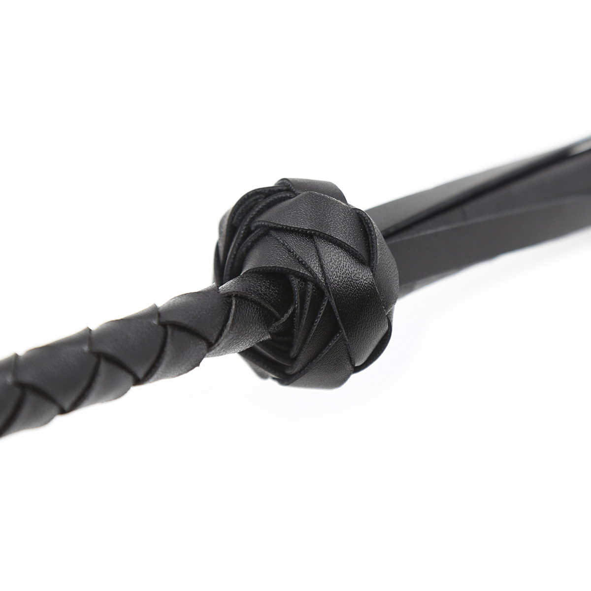 PU 가죽 말 채찍 승마 패들, 손목 스트랩 포함