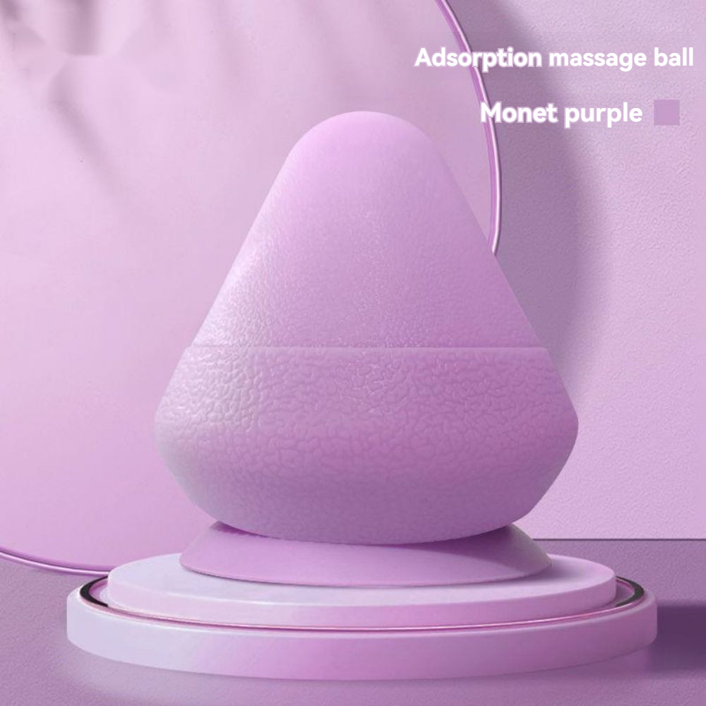 Silicone Fascia Ball Massage Cone, tipo de adsorção lombar, ombro e pescoço, pontos meridianos do corpo inteiro