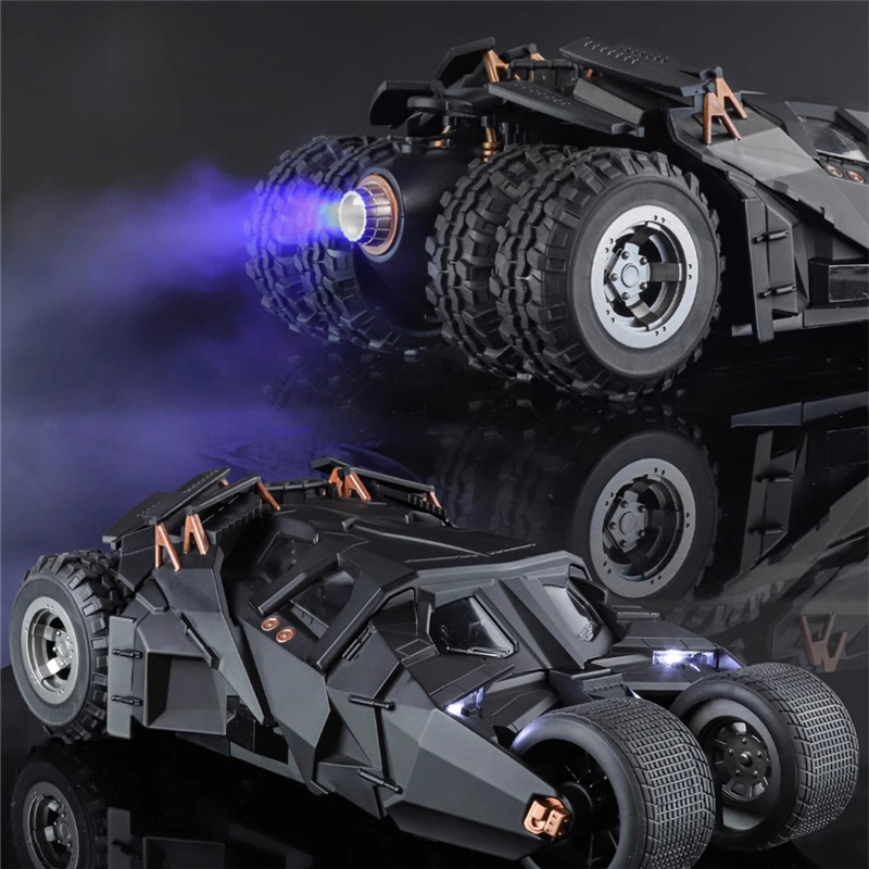1/18 クラシック映画車 2008 バットモービル合金コンセプトバットスポーツカーモデルダイキャストメタルおもちゃレースカーモデルサウンドライトキッズギフト