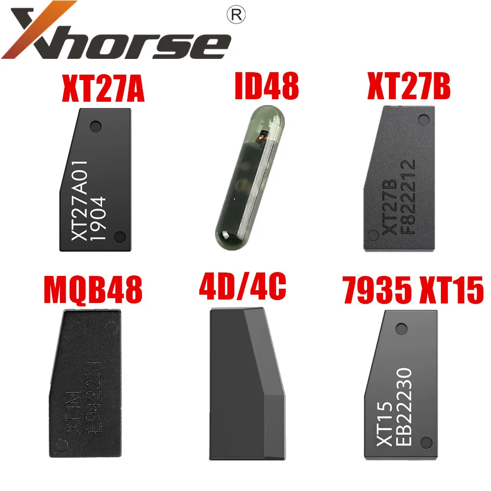 Xhorse-Chip transpondedor XT27A VVDI, Chip Super, MQB48, 7935, XT15, ID48, 10 unidades por lote