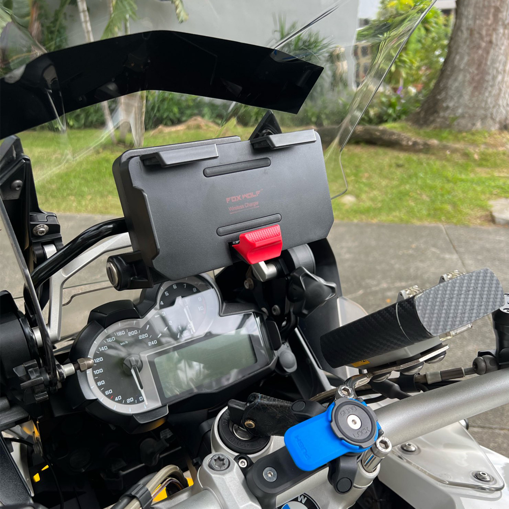 Кронштейн для беспроводной зарядки телефона, 12/16/22 мм, R1250GS CRF1100L F900XR R18