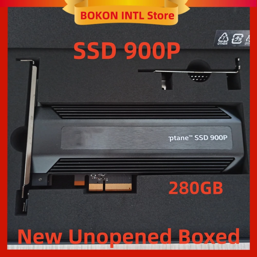 Nuovo e non aperto SSD 900P 280GB 5.11PBW AIC HHHL Scheda mezza altezza 280G Per unità a stato solido Inter Optane SSDPED1D280GAX1 NVMe