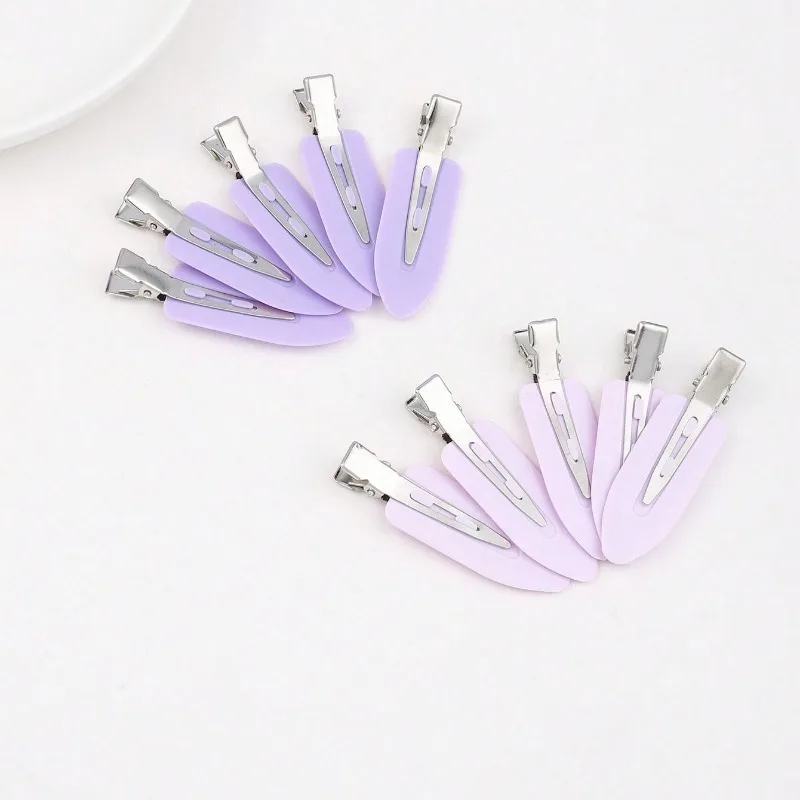 10 unids/set de pinzas para el cabello para mujer, flequillo lateral, pasador de flecos, herramientas de maquillaje, tocados para niñas y mujeres, accesorios para el cabello con horquilla