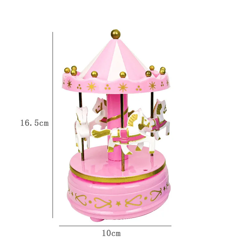 1Pc Karussell Spieluhr Geburtstag Kuchen Dekoration Paar Europäischen Spieluhr Spielzeug Geschenke Hause Dekoration