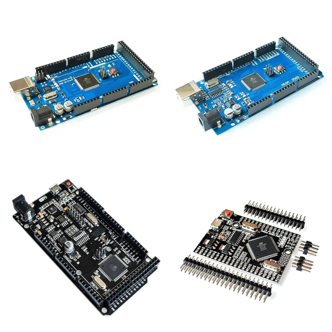 MEGA2560 MEGA 2560 R3 (ATmega2560-16AU CH340G) Placa de desarrollo USB AVR MEGA2560 PRO para placa de expansión Arduino Kit DIY