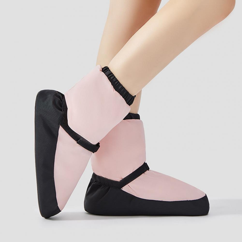 Botas de balé espessadas profissionais, sapatos quentes, sapatos de dança nacional, inverno, 1 par