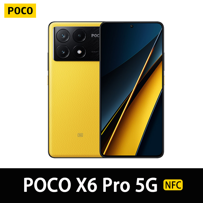 POCO X6 Pro 5G NFC Smartphone, Versão Global, 8300-Ultra, 120Hz, Carga de Câmera 64MP, 67W, 5000mAh