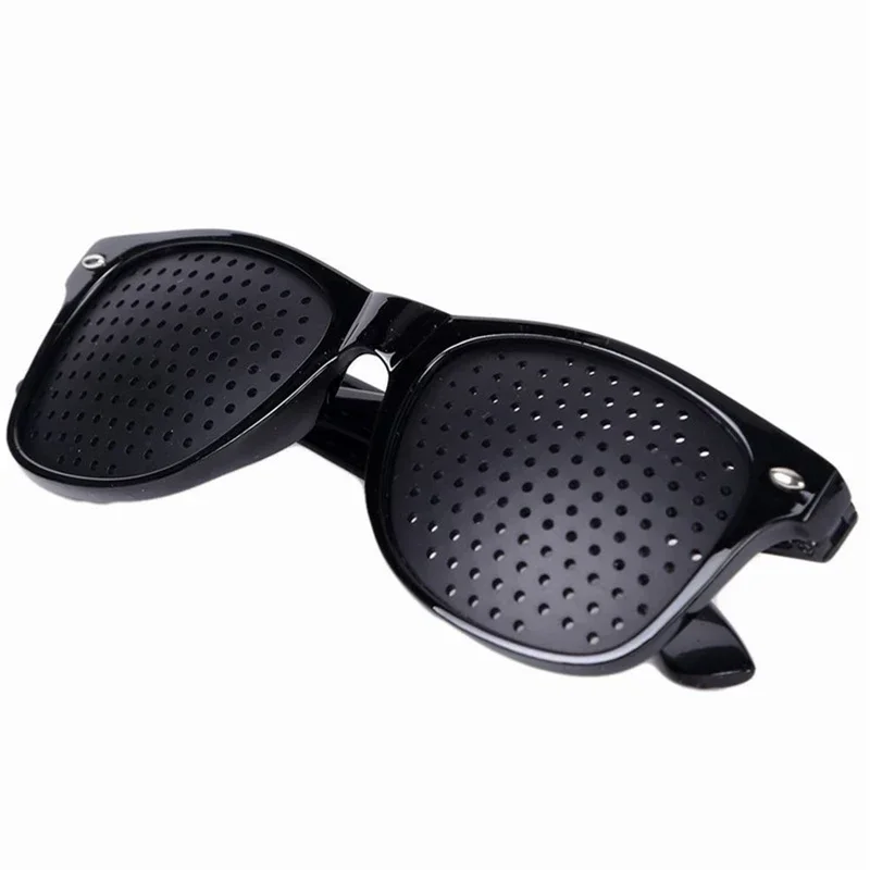 Vision Care Tragbare Korrekturbrille Improver Stenopeic Pinhole Pin Hole Brille Anti-Müdigkeit Augenschutz Oculos De Grau