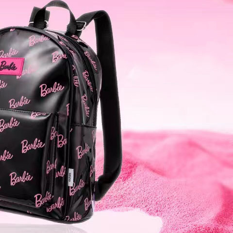 Neue ursprüngliche Cartoon Barbie Rucksack Tasche Kindergarten Schult asche Geschenk