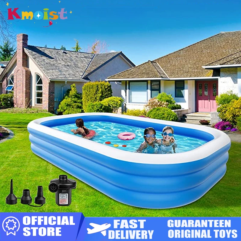 2 m/2,6 m Große Aufblasbare Schwimmbad Erwachsene Kinder Pools Badewanne Outdoor Indoor Badewanne Wasser Pool Familie party Spielzeug