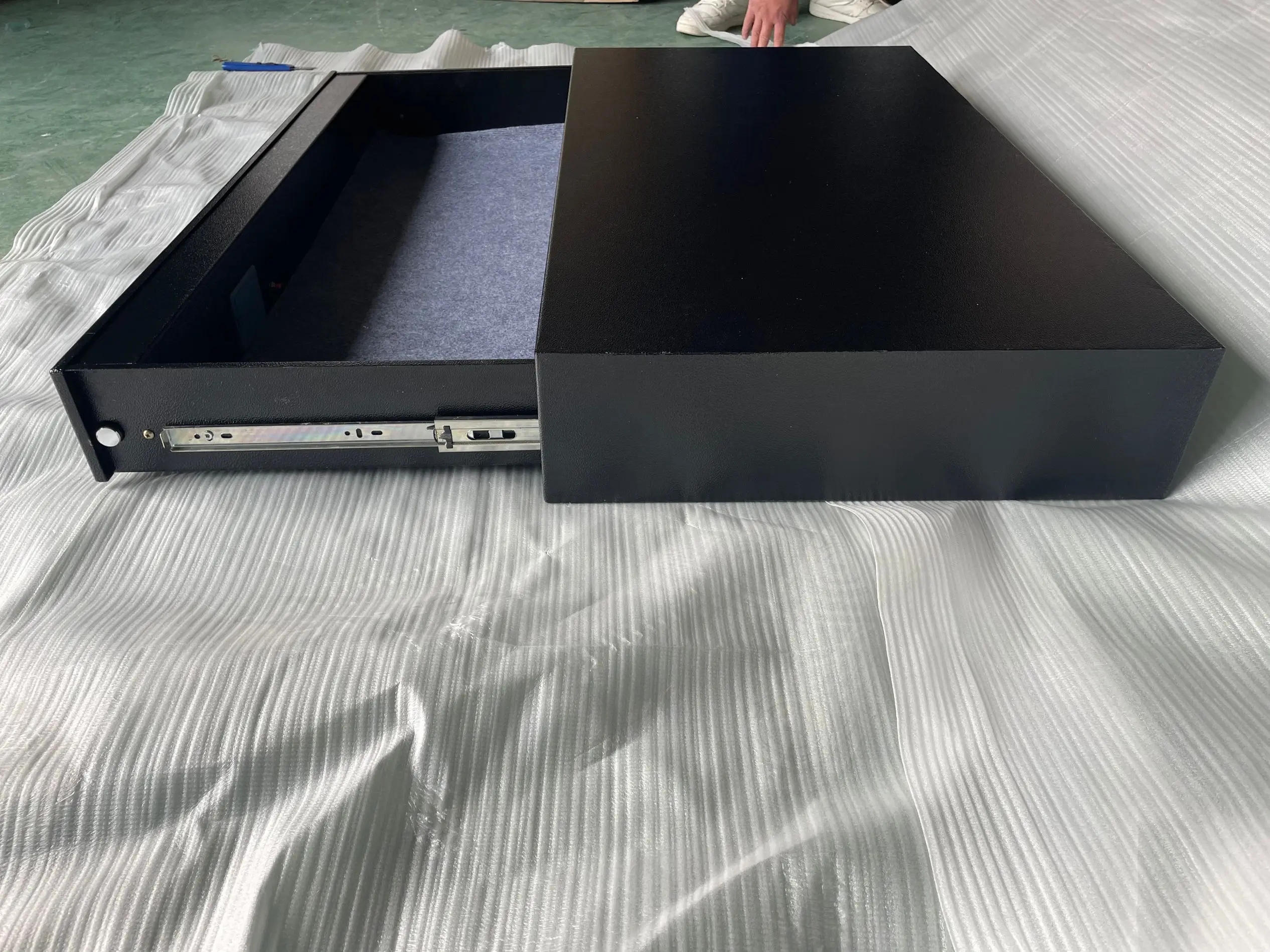 Factory customized bed  safe with electronic fingerprint lock