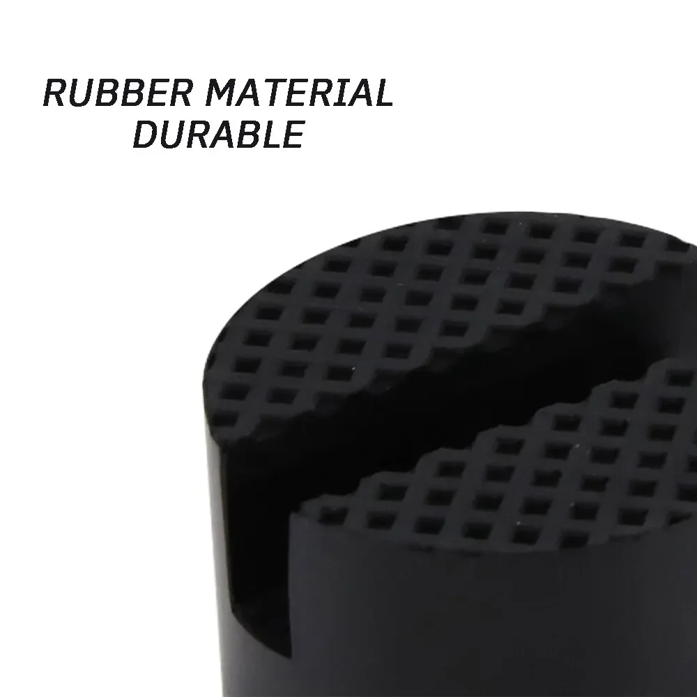 1PC Universal แจ็คยางสนับสนุน Pad ทนทานสวมใส่รถ Slotted กรอบชั้นซ็อกเก็ตอะแดปเตอร์ยกยาง Pad