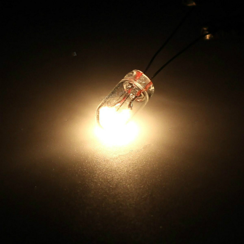 10/25/50 pcs/lot Miniature 0.07A 3mm 4mm 5mm 3 V/6 V/9 V/12 V/24 V Mini lampe ampoule Edison Filament à incandescence riz