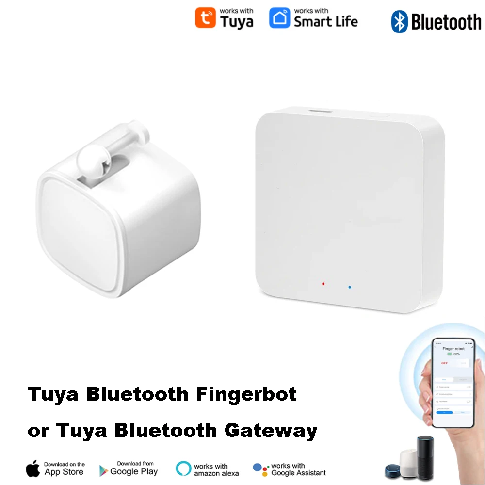 Tuya Bluetooth Finger Robot Switch Button Pusher Smart Life APP Fingerbot Arms Draadloze schakelaar Bot APP Control Pusher Bluetooth