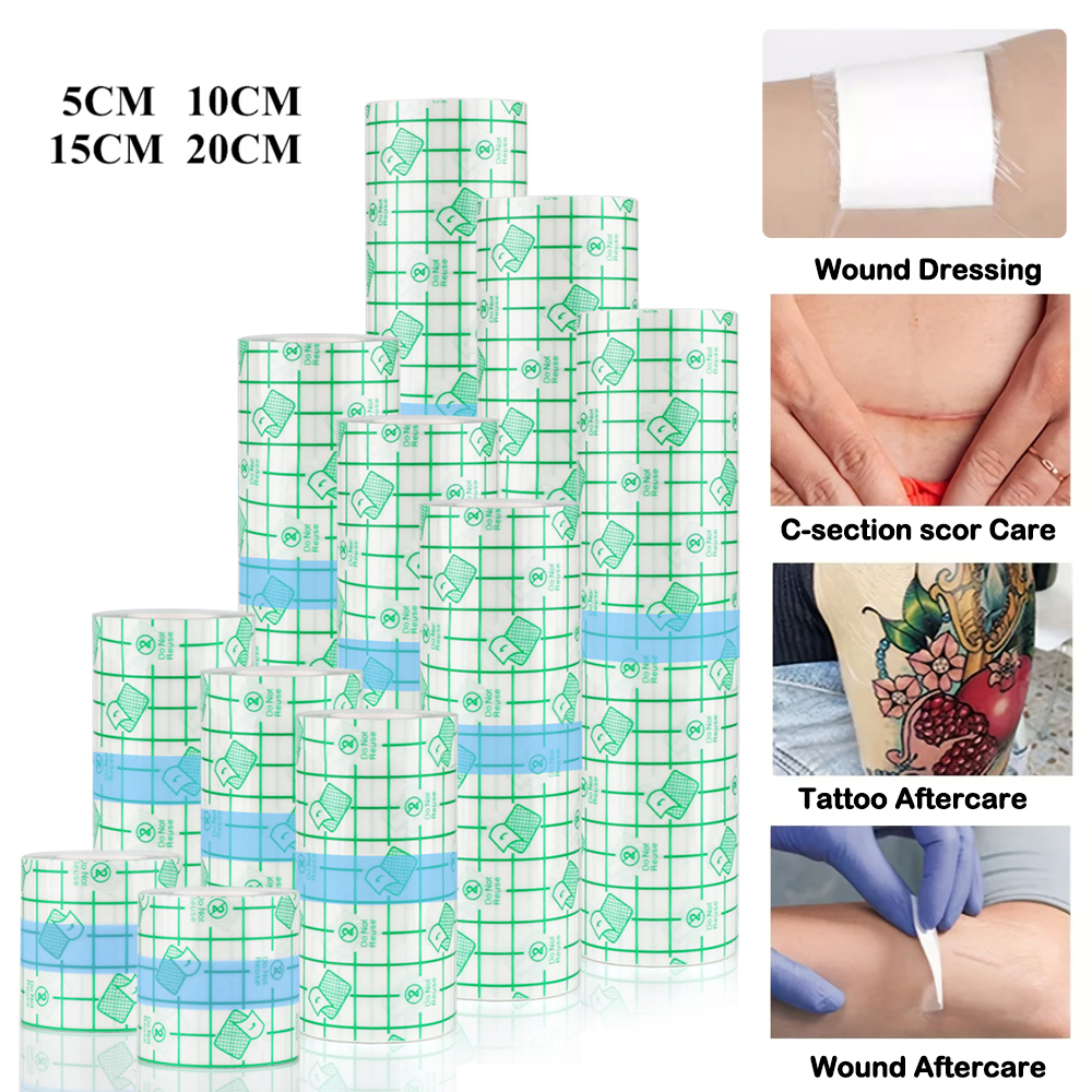 5m waterdichte tattoo-film nazorg beschermende huid genezing tattoo zelfklevend verband reparatie tattoo accessoires supply tape roll