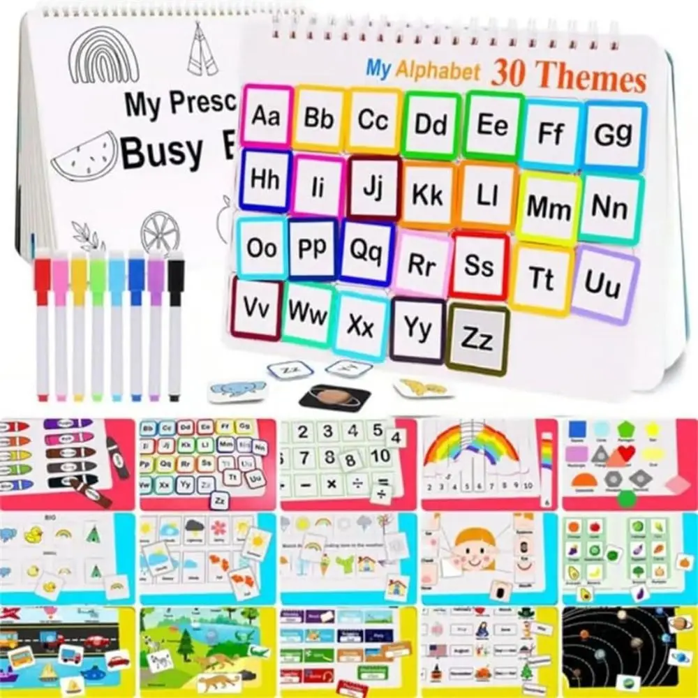 per i più piccoli Il mio libro occupato in età prescolare Regalo creativo Attività di apprendimento Libro occupato per bambini Quaderno di esercizi didattici Libro occupato in età prescolare
