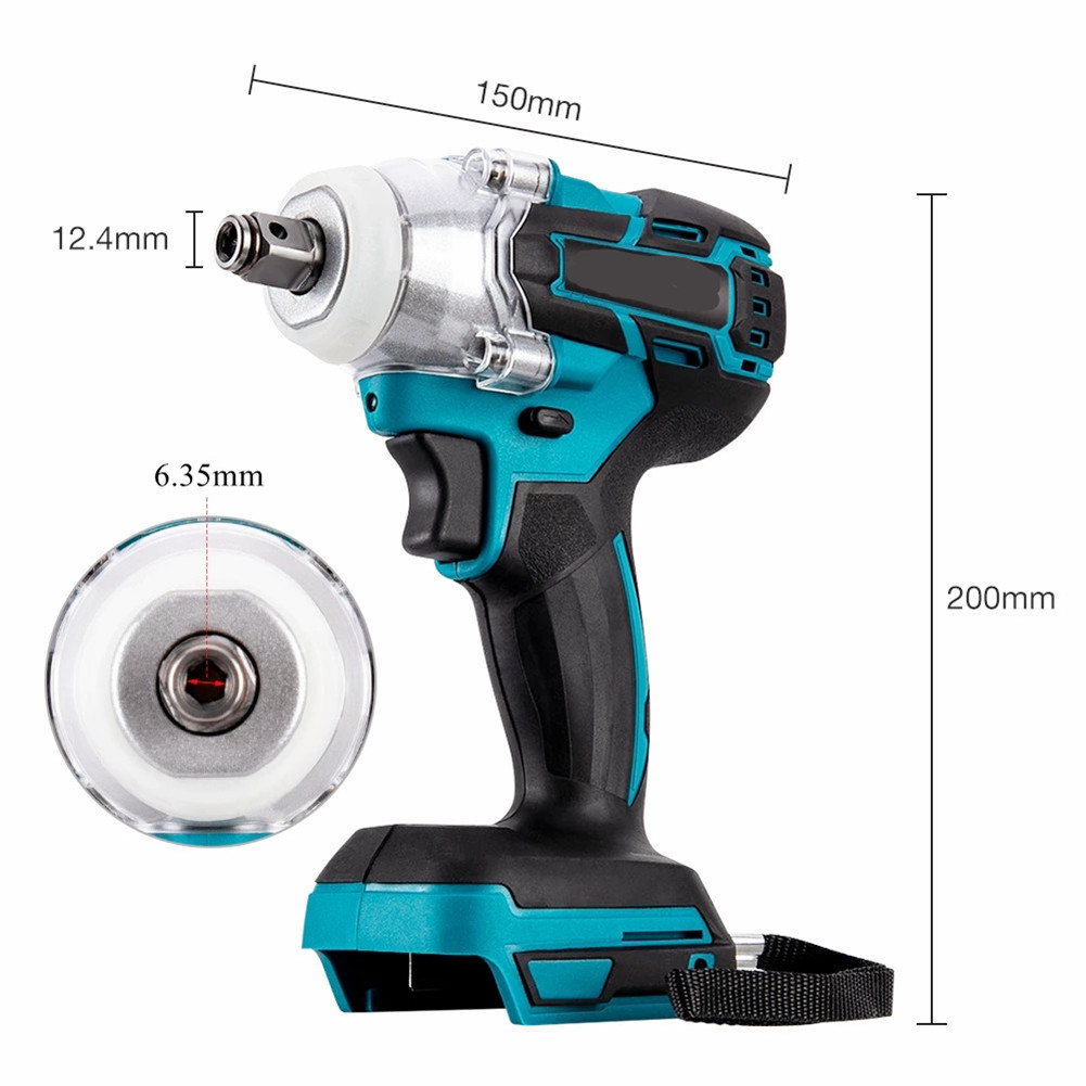 Makita – tournevis électrique sans fil 18V, clé à chocs sans balais, perceuse rechargeable, lumière LED pour batterie