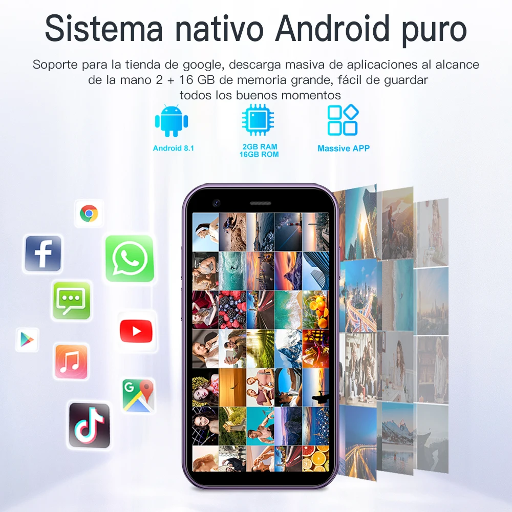SERVO 15SE Mini Smartphone 3G WCDMA sistema Android WiFi Hotspot Play Store 3,0 "pantalla pequeña palma teléfonos inteligentes Dual SIM en espera