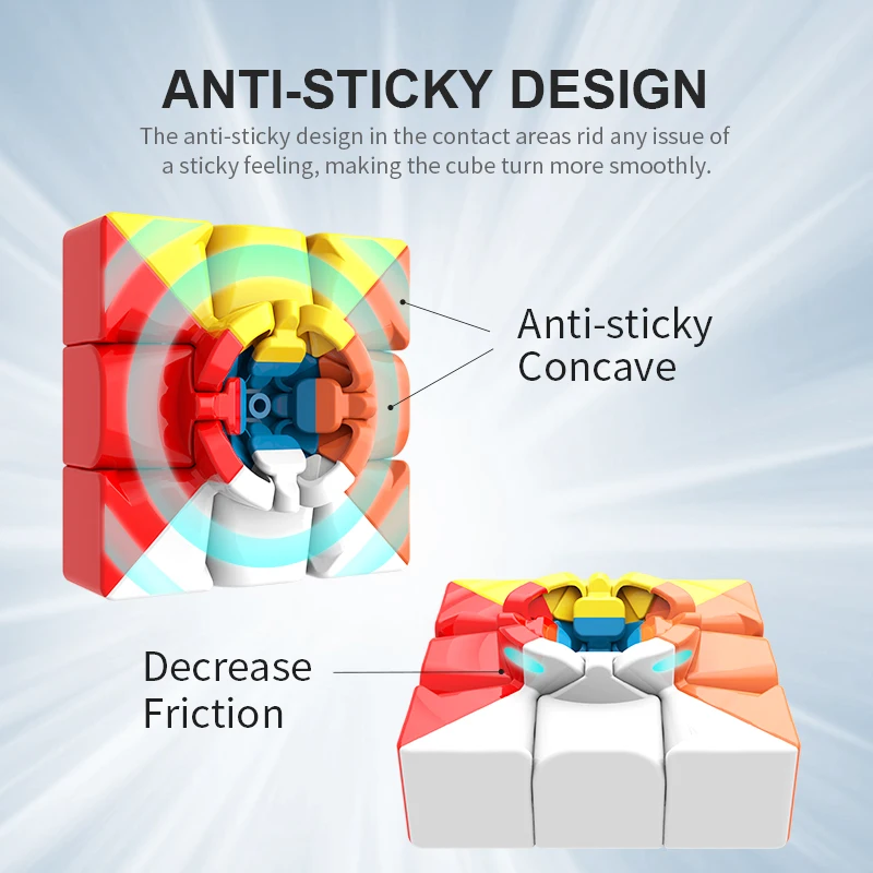 MoYu Khối 3X3 2X2 Chuyên Nghiệp Đặc Biệt Rubix Pyraminx SQ1 Skewb Gương Tốc Độ Xếp Hình Trẻ Em Fidget đồ Chơi Rubick Cubo Magico