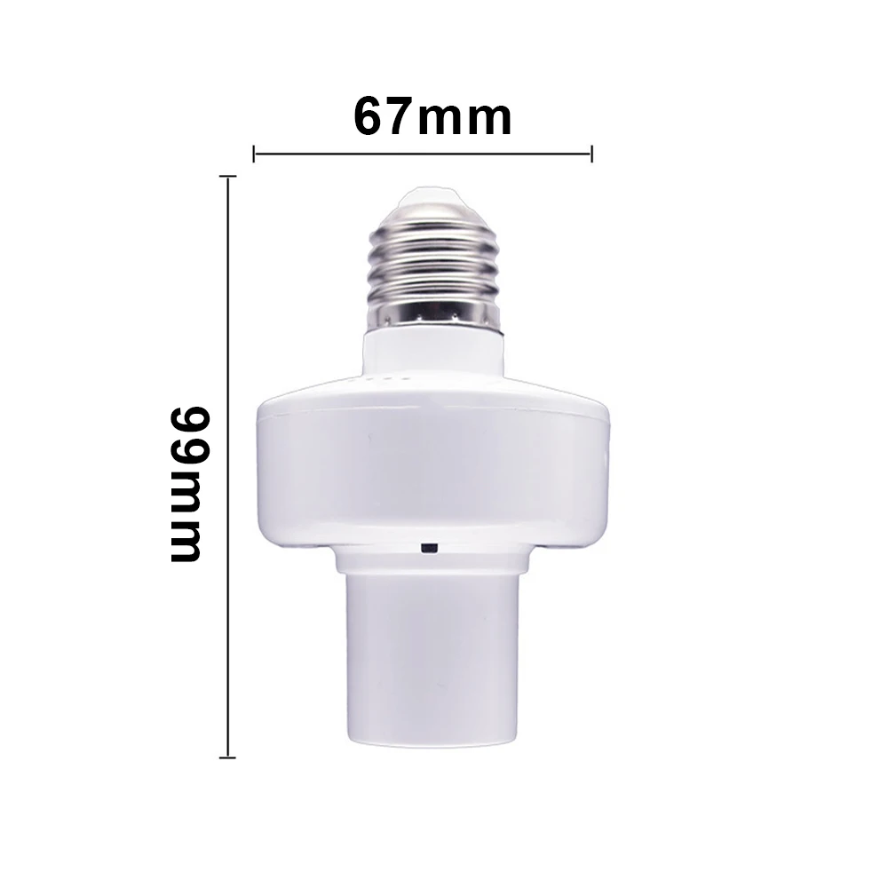 Tuya WiFi/Zigbee Smart Light Socket E27 Bulb Adapter Lamp Holder Base AC85-265V Smart Life App Control Support Alexa Google Home