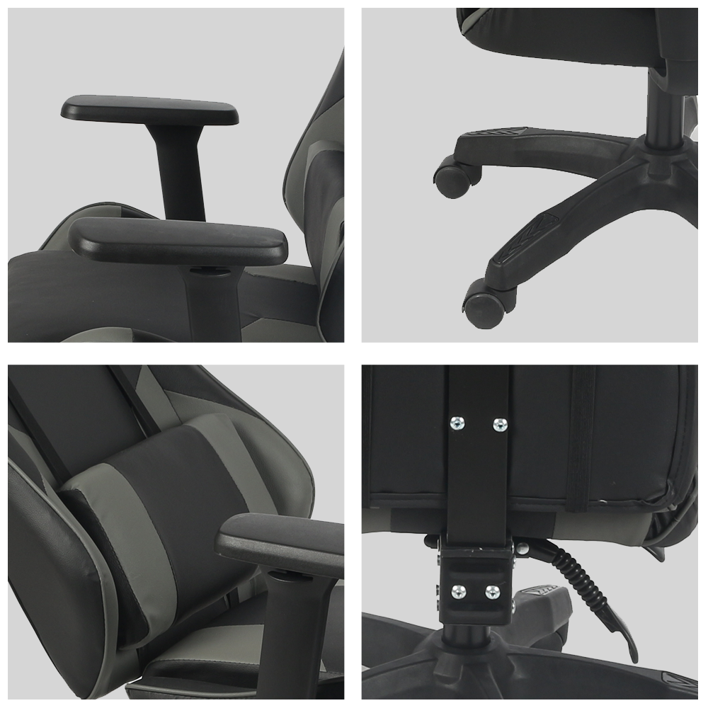 Gaming Chair Gamer Chair Ergonomic Computer Chair Lift Swivael Chair with Adjustable Armrests Backrest Lumbar Support