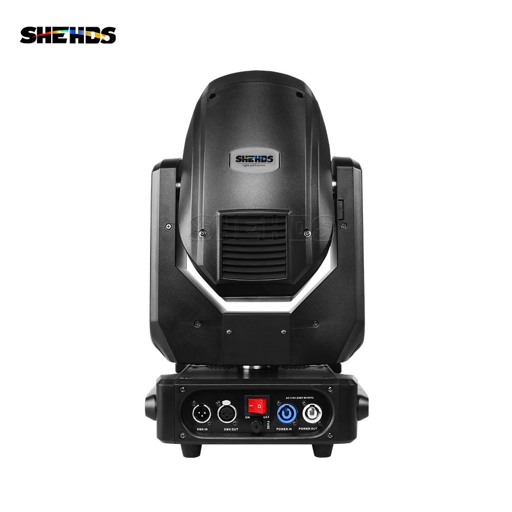 SHEHDS Super Power Beam 275W 10R Bulb Moving Head Double Prisms Rainbow Effect for Night Club Disco Christmas Lights Audience