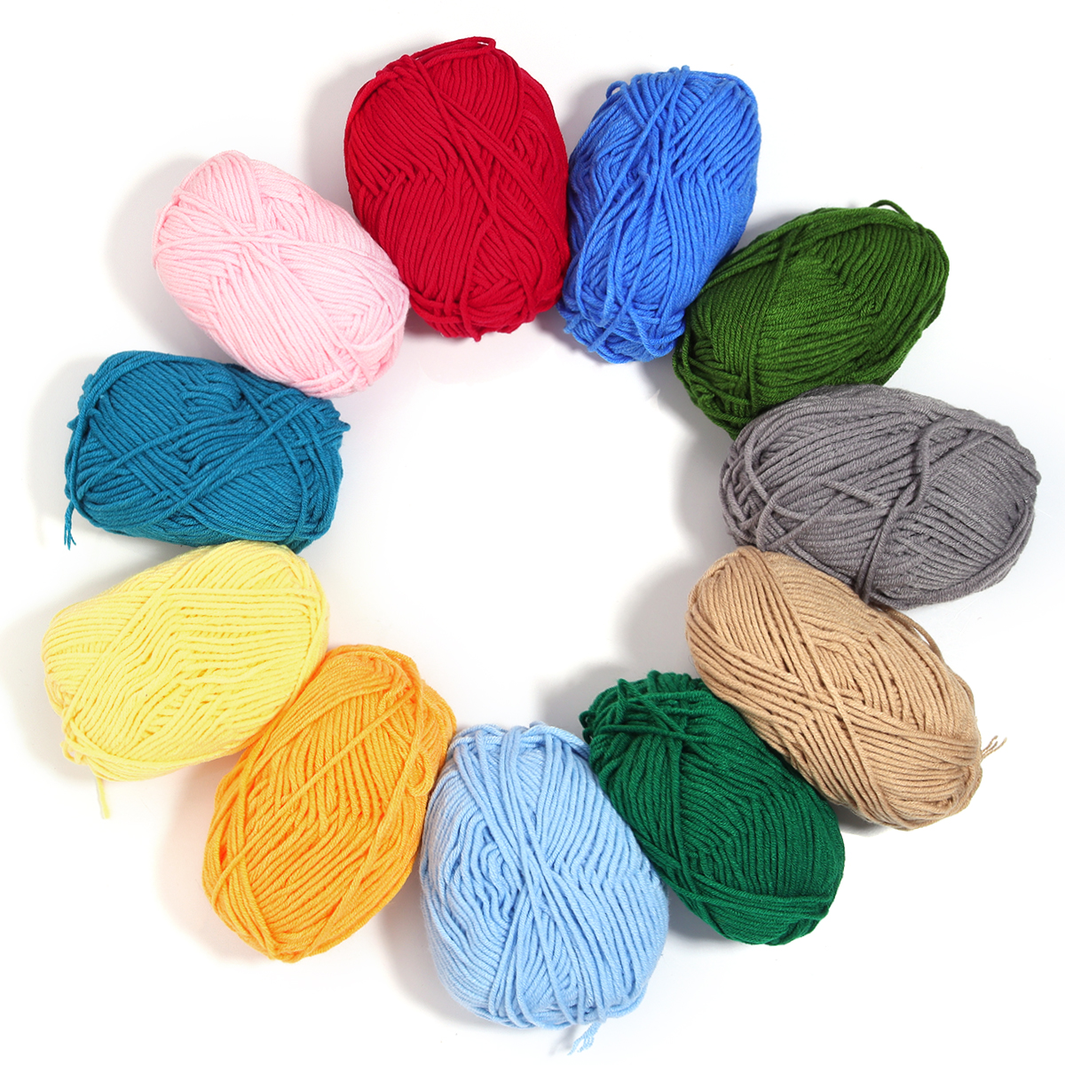 5 Paare Häkelgarn Milch Baumwolle 50g Bulk Sensy Garn Strickwolle Pullover Decke Mütze Schal DIY Nadelstickerei Handgemacht Kinder