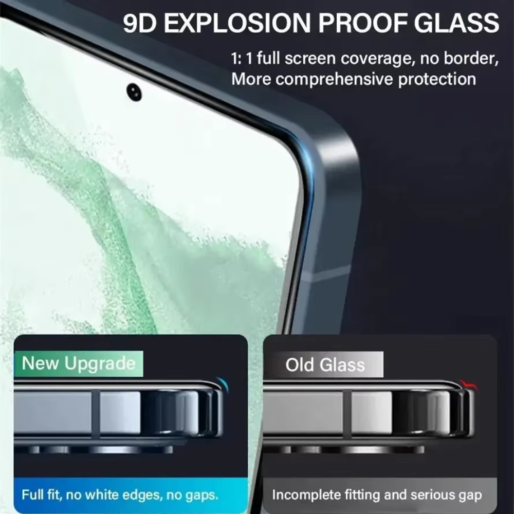 NNBILI 2PCS Fingerprint Unlocking Tempered Glass For Samsung S24 Ultra S23 S22 S21 Plus Screen Protector For Samsung S21 S20 FE