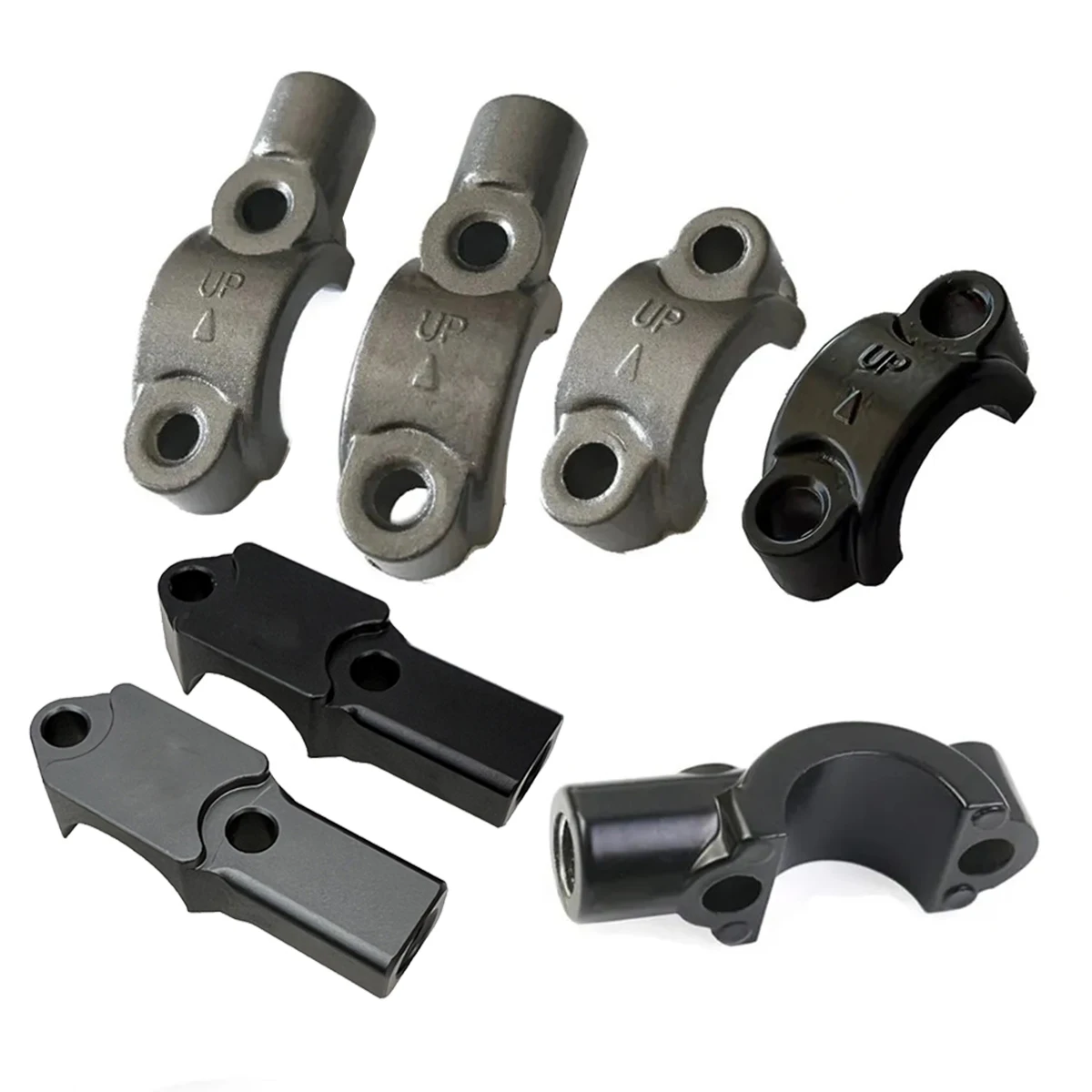 Phổ 7/8 "22Mm Lever Gương Chủ Phanh/Clutch Thạc Sĩ Xi Lanh Kẹp Bracket Bìa Sửa Chữa Ghế M10 Bu Lông hỗ Trợ Cơ Sở
